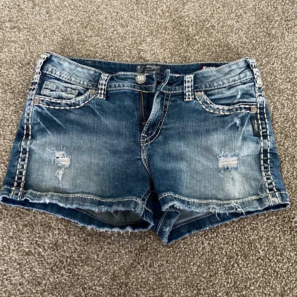 Silver shorts